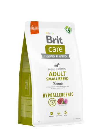 Brit Care Hypoallergenic Adult Small Breed Mono Protein Lamb (01-10Kg) 3KG