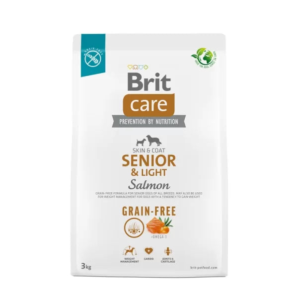 Brit Care Hypoallergenic Skin & Coat Senior & Light 3KG