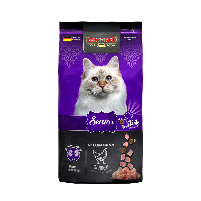 Leonardo Cat Food Senior (Mas De 10Años) 1.8KG